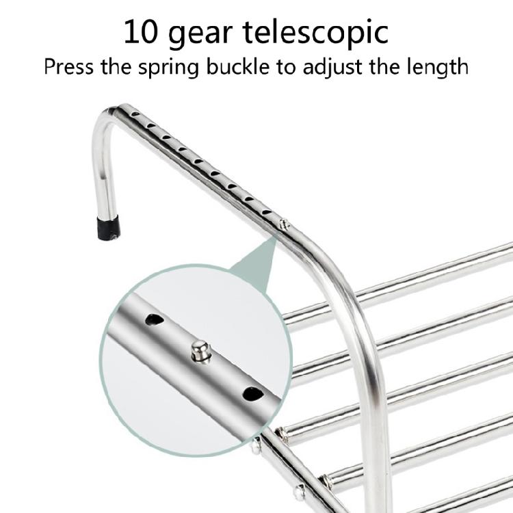 Stainless Steel Folding Drying Rack Collapsible Clothes Towel Bath Towel Shoe