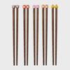 21cm Cartoon Chicken Wing Wood Chopsticks for Primary Students - Non-Toxic, Paint & Wax-Free, Perfect for Learning.