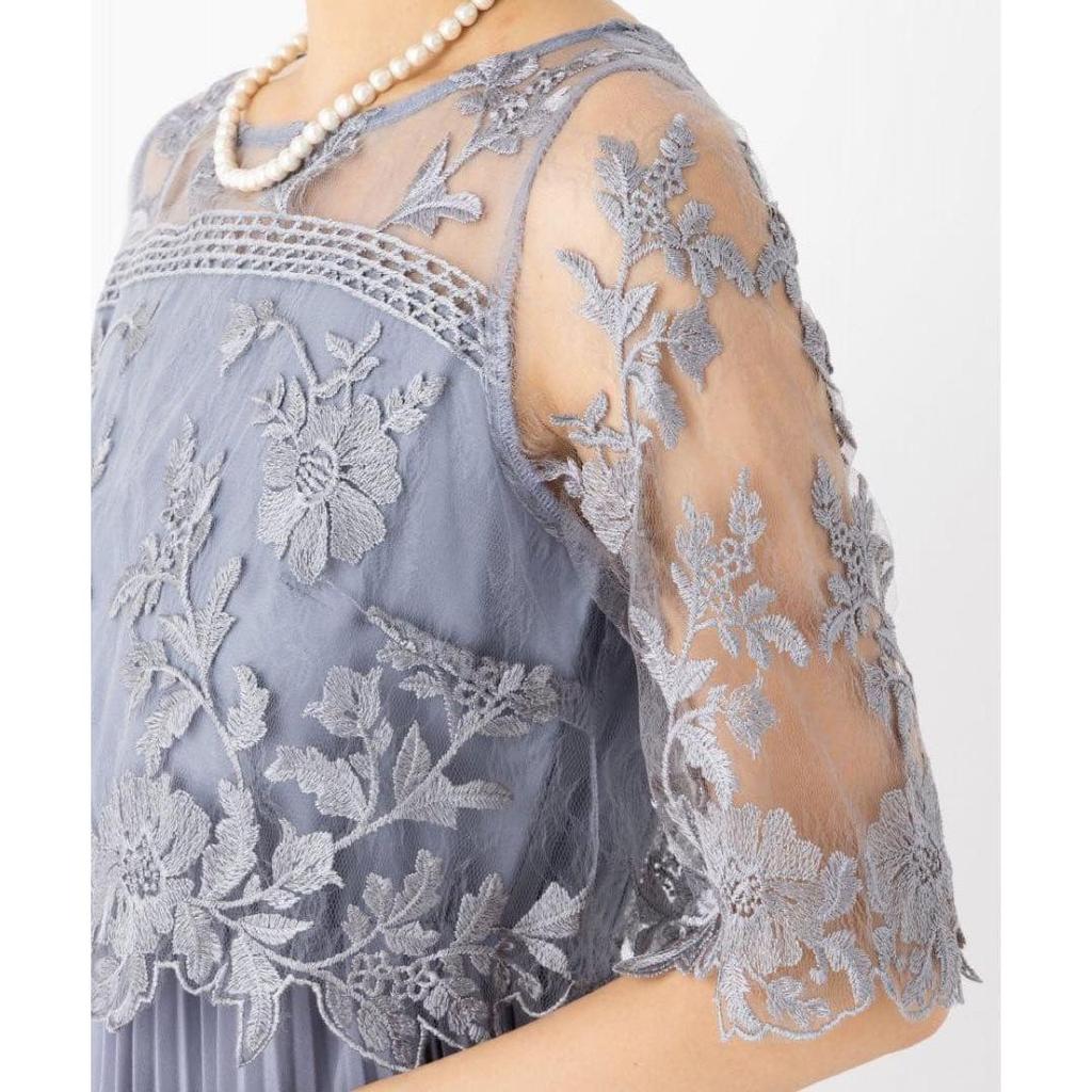 Used Dorry Doll Original Pattern Embroidery Lace Pleated Dress