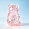 Mini Clear Bear Squeeze Toy Stress Relief Sitting Bear Sensory Toy Soft Stretchy