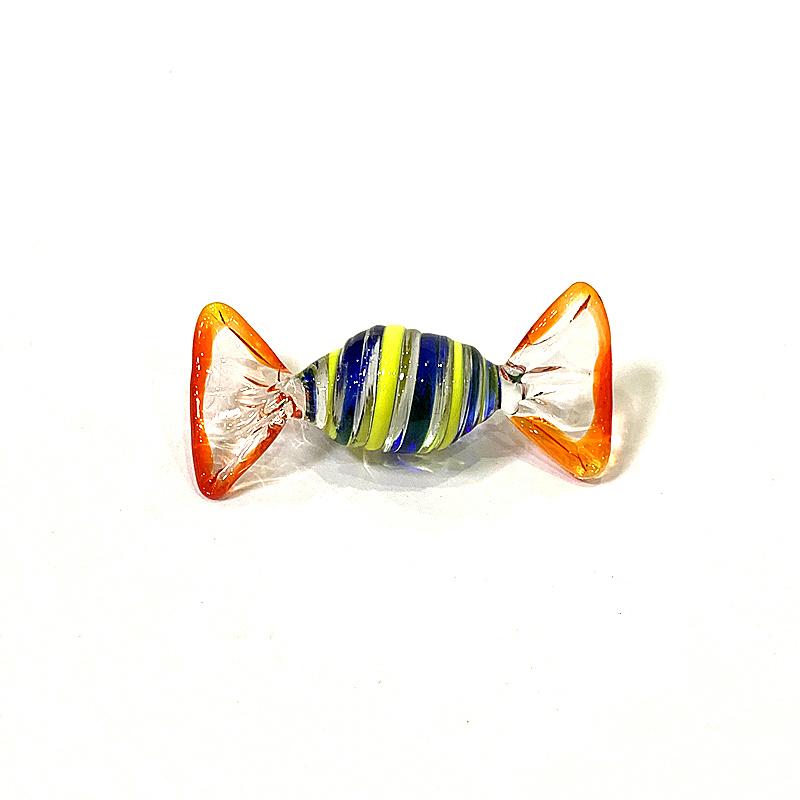 6pcs Vintage Murano Glass Candy Figurine Cute Sweets Ornament Home Table Decor Wedding Party Present Holiday New Year Xmas Gifts