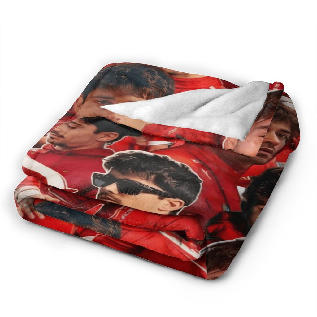 Coperta Charles Leclerc Qualità Calda Morbida Biancheria da Letto Coperte Invernali Viaggio Ufficio Decorazioni per la Casa Copriletto Novità