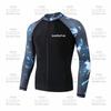 Heren UV Bescherming Rash Guard Set Sneldrogende Lange Mouw Broek Surfen Duiken Wetsuit Watersport