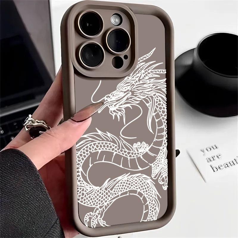 Case For OPPO Realme Note 50 60 60X GT Neo6 SE /GT 6T V60S V50S V50 V60 Funda Shockproof Silicon Soft Chinese Dragon Phone Cover