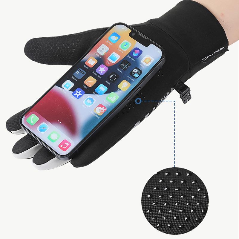 Outdoor Skiing Warm Thick Gloves for Men Touch Screen Waterproof Full Finger Gloves Motorcycle Riding Outdoor Sports Accessories