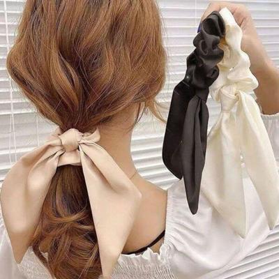 Mno Clean Design Basic Silk Scarf Hair Tie Hair Tie Winter Hair Clip Fur Hair Clip Hair Clip
