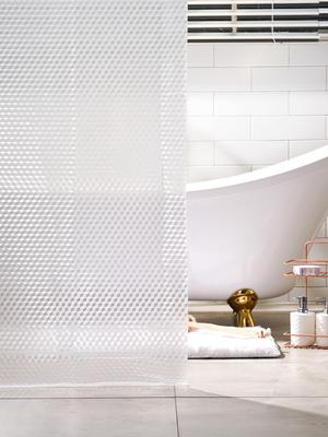 Surfinia Premium EVA Shower Curtain 3D Glass