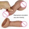 Super Skin Silicone Realistic Dildo Soft Suction Cup Big Huge Strapon Penis Dick Adults Sex Toys for Women Female Masturbator
