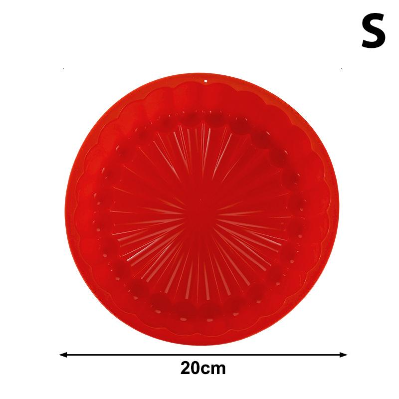 Sunflower Cake Pan 7.87/10.04 Inch Round Cake Baking Pan Nonstick Silicone Cake Molds For Anniversary Cheesecake Bread Mould