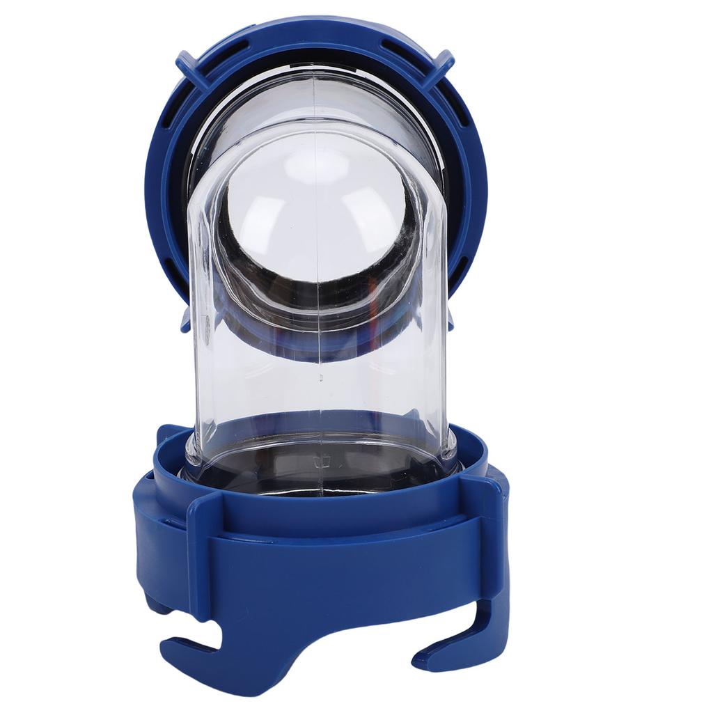 90 Degree RV Tote Tank Adapter Clear Sewer Hose Elbow Leakproof Connection for Camping Vehicle Trailers