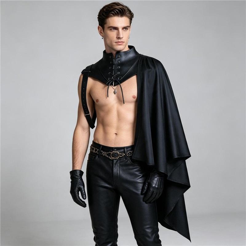 Vīriešu Hallowīna Cosplay Tērps Gotisks Vampīra
