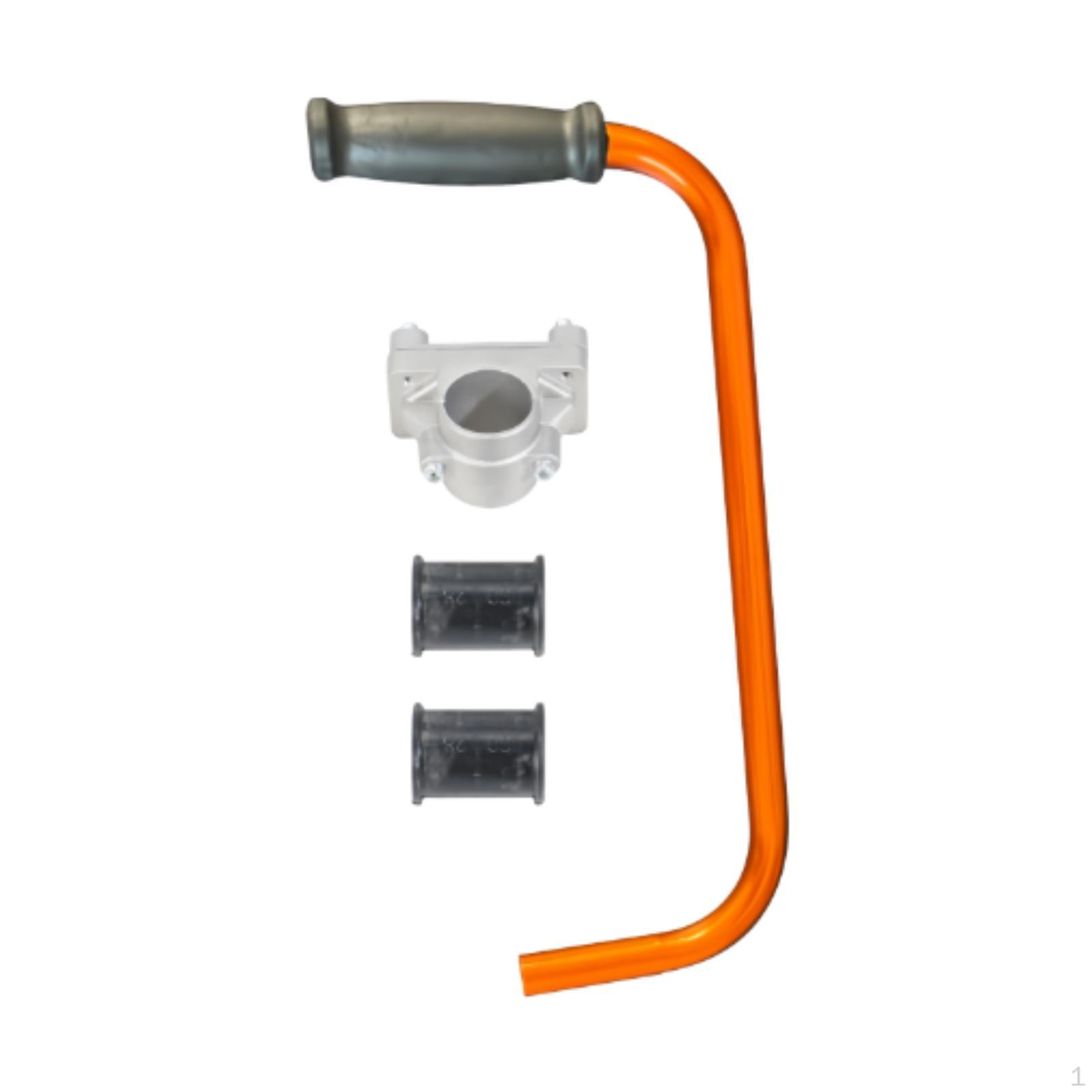 

Рукоятка триммера из алюминиевого сплава Экономия усилий Удлинительная штанга для прополки Аксессуары для серебряный