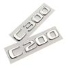 3d ABS Logo C200 C220 C180 C300 C350 C400 Emblem Letters Car Trunk Badge Sticker For Mercedes Benz C CLASS W204 W205 Accessories