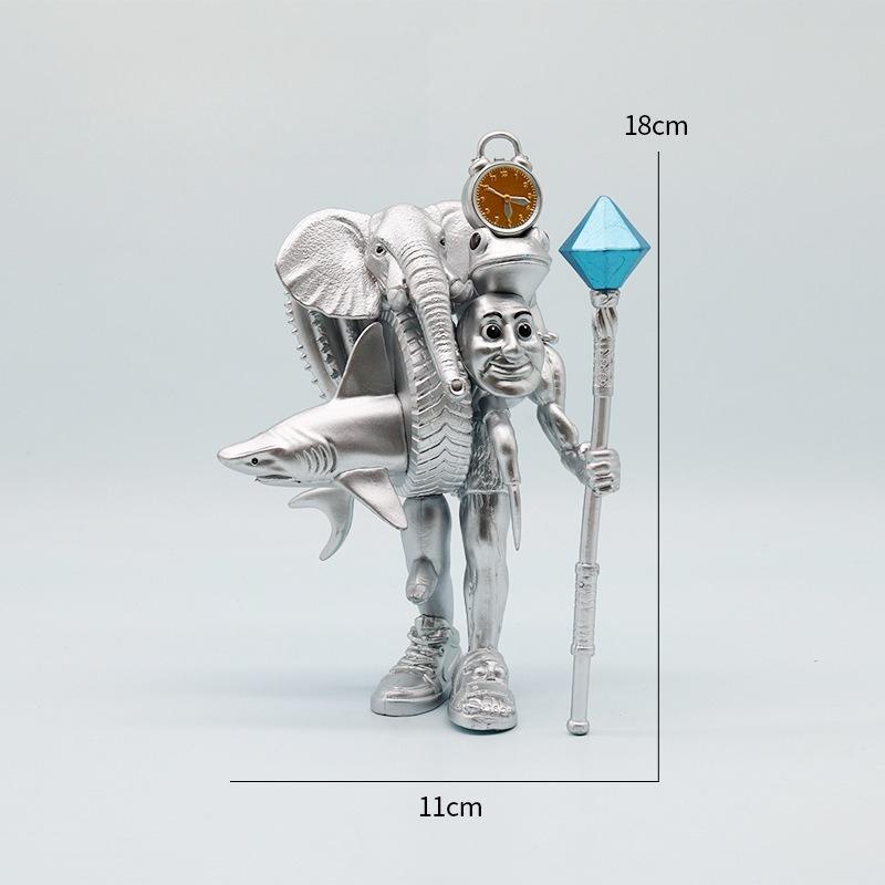 34 Style Italian Brainrot Figures Toys Tung Tung Tung Sahur Tralalero Tralala Anime Action Figurines Ornament Ornaments Decor