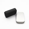 Metal Rectangular Empty Mini Tin Box Tinplate Push Candy Pill Cases Bins Jar Hinged Containers Small Organizer Storage Box