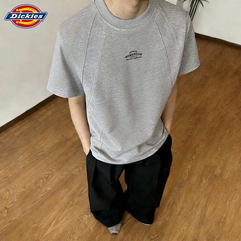 

Dickies Men s 2026 American Trend Deconstructed Spliced Short Sleeve T-Shirt 2XL