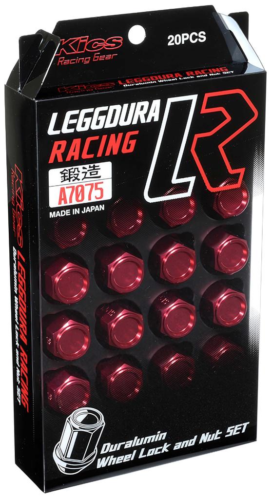 Kyoei Sangyo LEGGDURA RACING Lock & Nuts, M12 x P1.5, 16-Piece Set, Yellow Gold, KIC16O