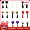 Heart-Shaped Silicone Nipple Covers with Tassels and Sequins - Sexy Lingerie Accessories 