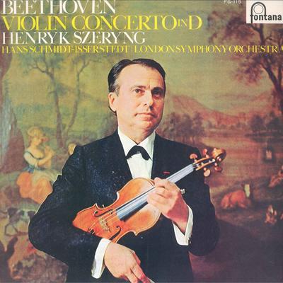 LP Record HENRYK SZERYNG, HANS SCHMIDT-ISSERS - Beethoven: Violin Concereto In D Ma FG115 FONTANA 1973 Japan Classical Used