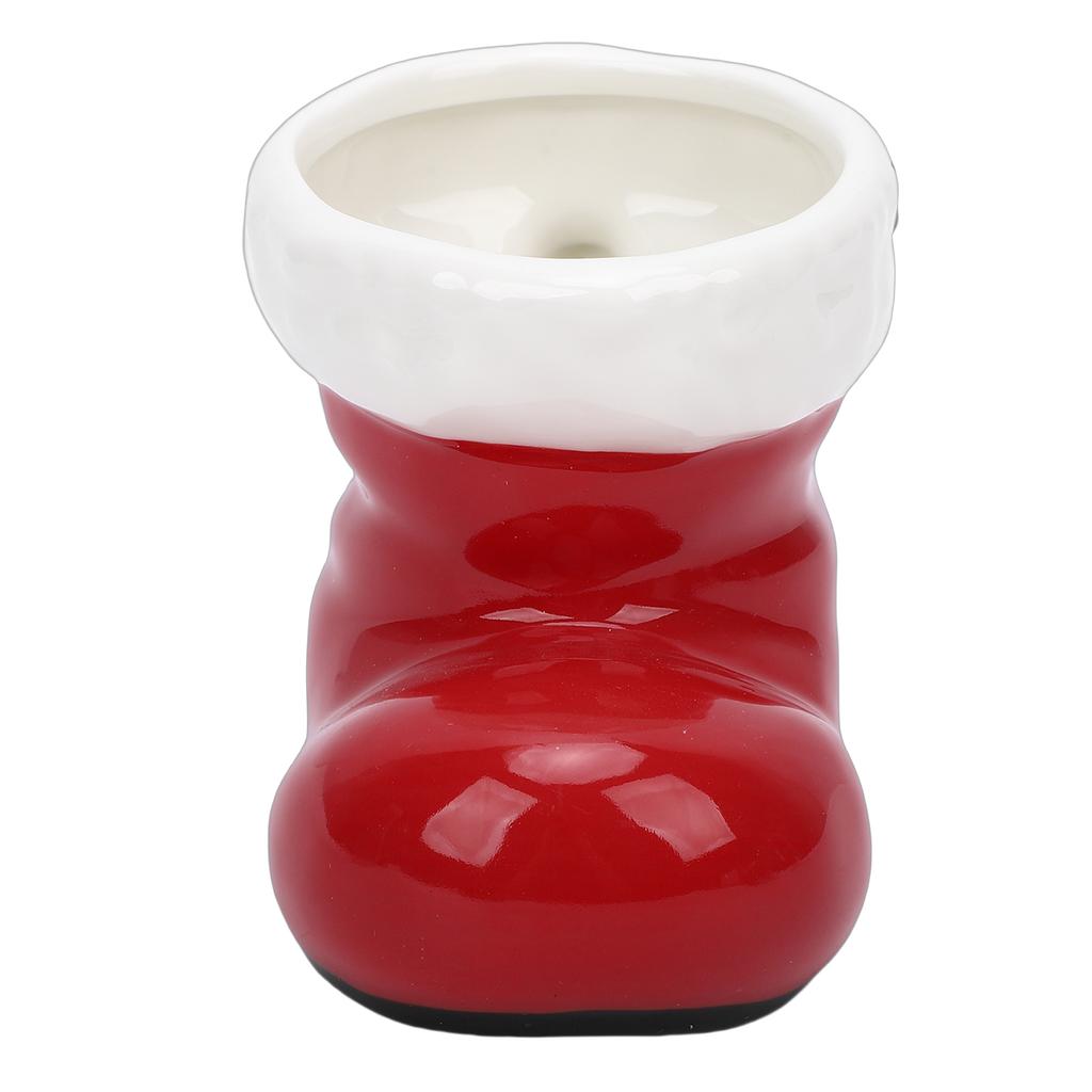 Xmas Mug 300ml Boot Shape Coffee Mug with Handle Unique Holiday Hot Cocoa Cup for Tea Coffee Lovers