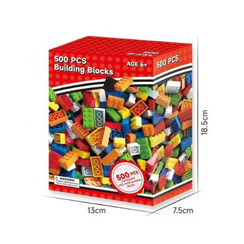 DIY Creative Building Blocks Bulk Set, 300/500/1000/1500Pcs  Classic Blocks Brick, Birthday Gift Children's Educational Toys