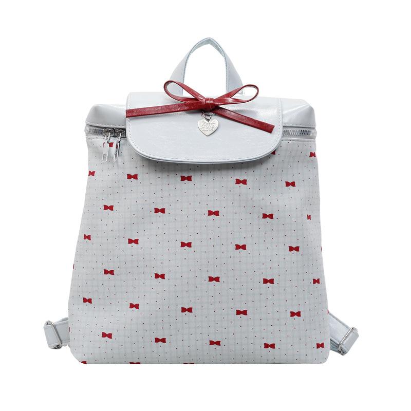 Schleife Umhänge-Eimerbeutel Damen Neuer Trend Schultertasche Texturierte Achsel-Rucksack