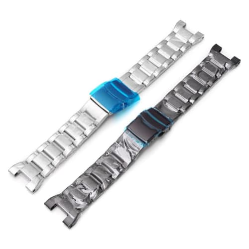 [Faygtni] CASIO G-STEEL Compatible Watch Band for GST-S300G / GST-S300 / GST-W300G / GST-W300, Stainless Steel Shockproof Metal Strap, Breathable, Eas