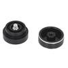51mm Coffee Distributor Tamper Gravity Distribution Tool Coffee Leveler with 3 Slope Stainless Steel Base Black