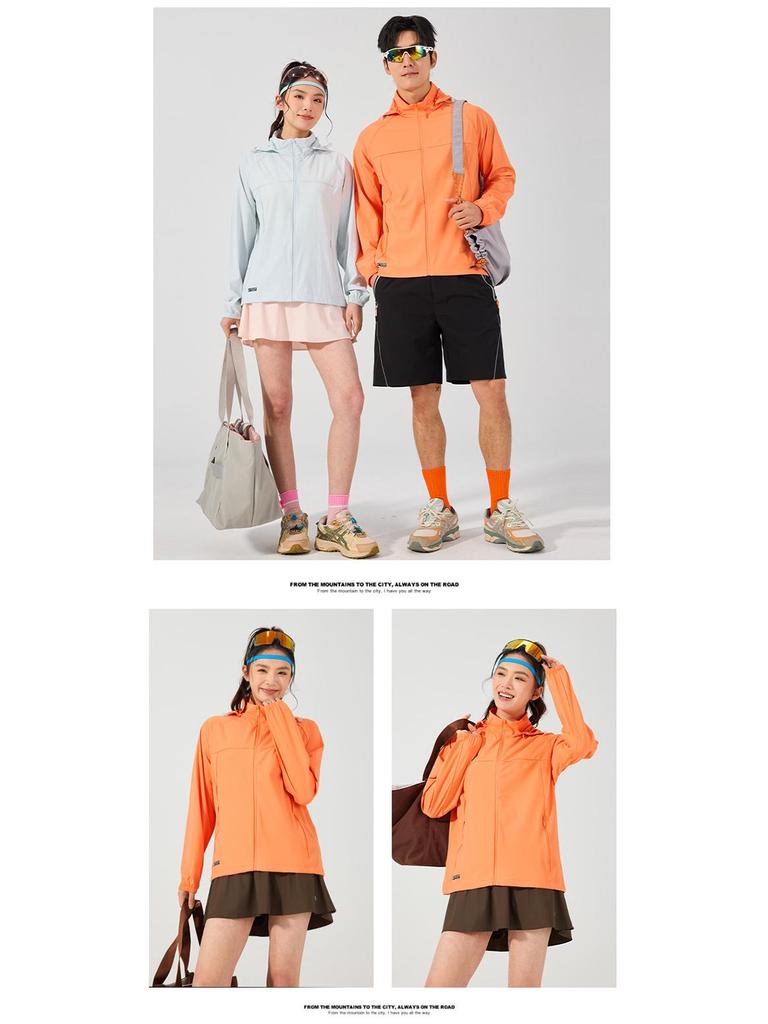 Unisex UV Protection Ice Silk Jacket: Lightweight, Breathable, Customizable Logo for Summer Outdoor Wear