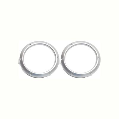 2x Front Fog Light Trims Driving Lamp Cover Ring For 2004-2007 Toyota Highlander
