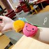 Pineapple Hand Clap Ring Strawberry Plush Slap Bracelet Kids Toys Clap Circle Toys  Party Supplies