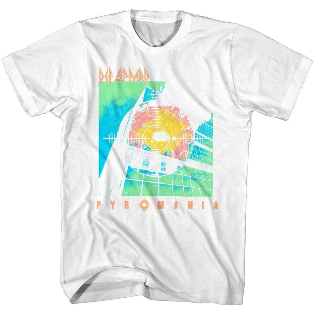 Def Leppard Pyromania Faded Men s T Shirt L