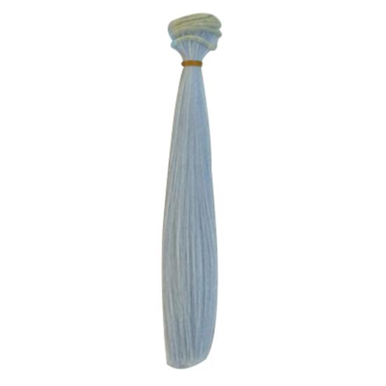 Gradient Long Straight Wig Synthetic Hair Extension Accessory for DIY BJD Doll