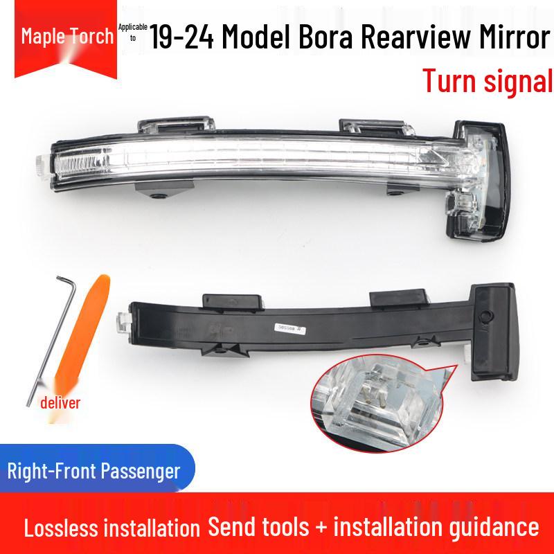 Lente Specchietto Retrovisore con Indicatore di Direzione Riflettente per Volkswagen Bora 19-25