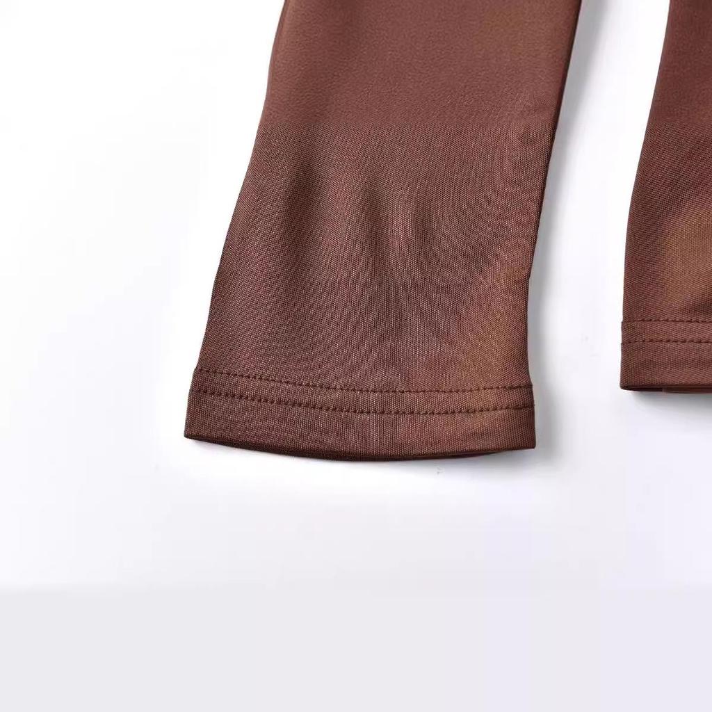 Yu Yue 2025 Versatile Mulberry Silk Long Sleeve Lapel Cardigan Shirt