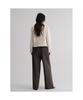 8SECONDS Winter Half-Banding Single-Pleat Wide Slacks Brown
