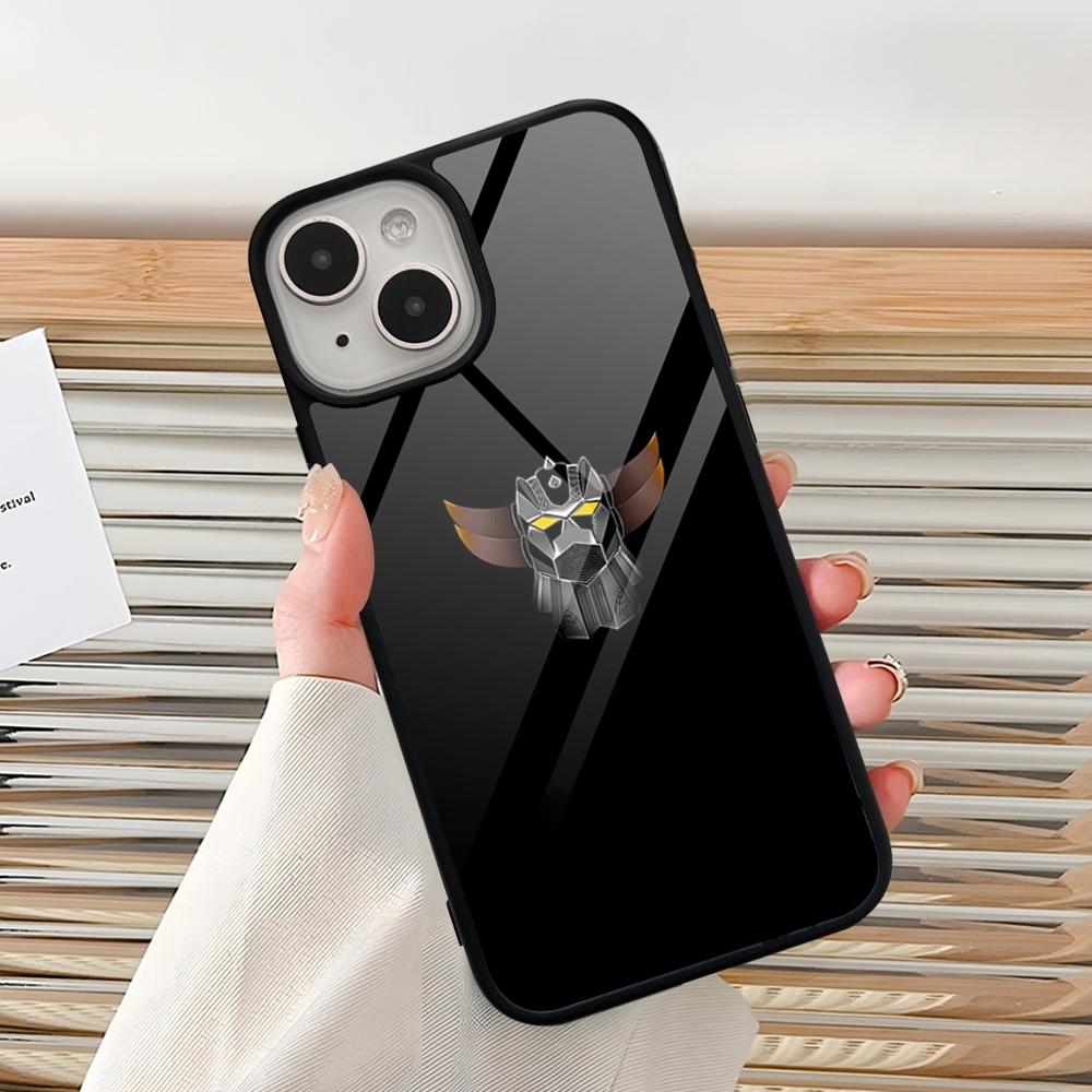 UFO ROBO GRENDIZER GOLDORAK Phone Case For Iphone 15 Pro Max 14 12 11 13 Mini 16 8 7 Plus X Xs XR PC+TPU Back Cover