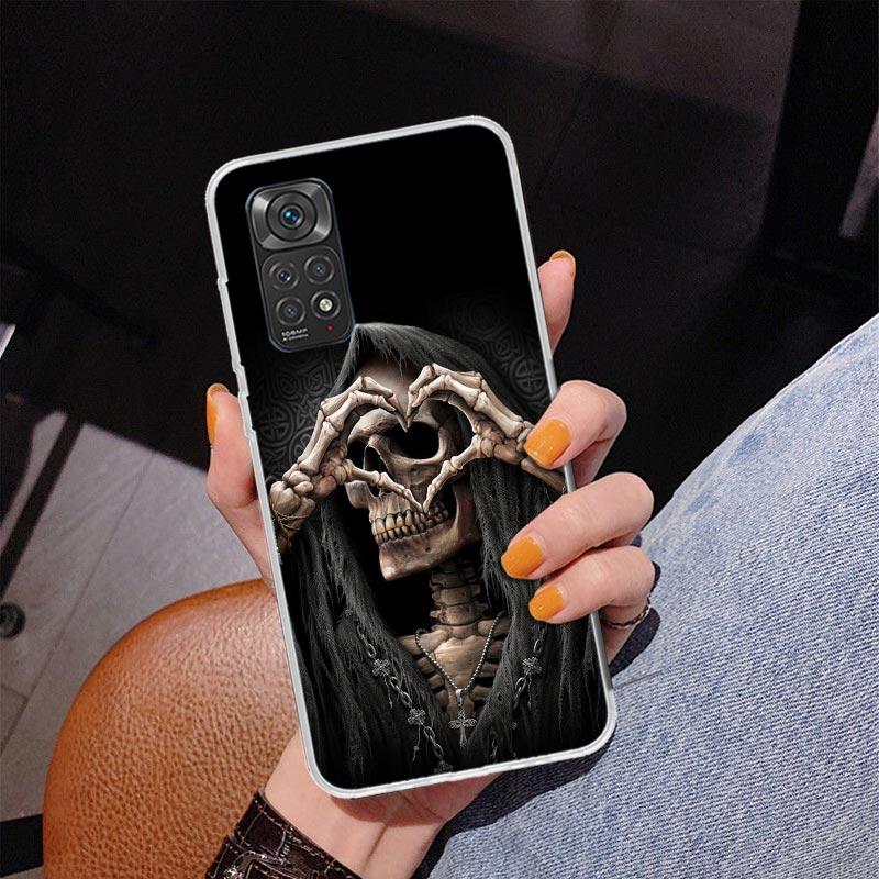 

Grim Reaper Skull Skeleton Phnoe Case for Xiaomi Redmi Note 14 13 12 12S 11S 11E 11 10S 10 Pro Plus 11T Note13 Note12 Unique Cov Note 11 Pro Plus