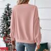 New Autumn Collection: Women’s Long-Sleeved Sweatshirt with Bow Detail for Valentine’s Day Dates