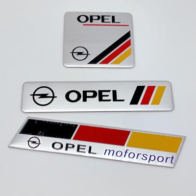 3D Aluminum Car Emblem Badge Styling Trunk Sticker For Astra H G J Insignia Mokka Zafira Corsa Vectra C D Body Accessories