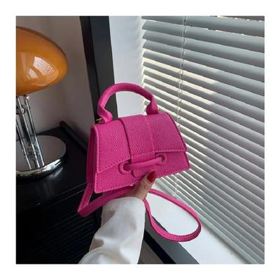 Damen Mini Umhängetasche Trend Designer Tasche für Frauen Handy Geldbörse PU Leder Handtasche Herbst Winter Messenger Bag Schwarz