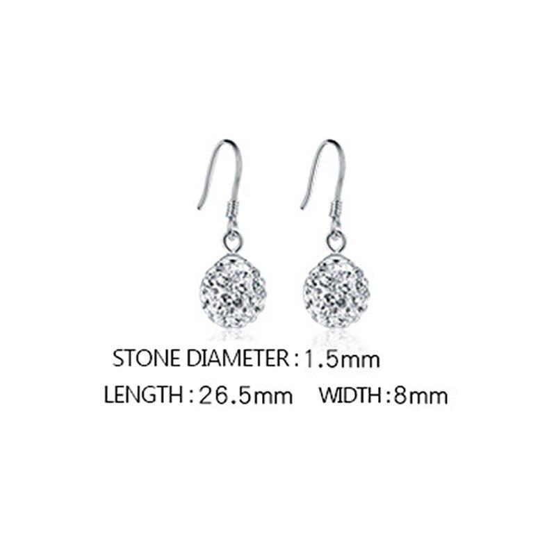 

Танциз стерлингового серебра 925 пробы циркон серьги серьги-капли для женщин подарки на свадьбу