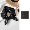 Atmosphere Cotton Silk Scarf Small Floral Square Scarf Headscarf High Sense Versatile Cotton And Linen Printed Square Scarf Silk Scarf Women