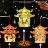 Handheld Chinese Lantern DIY Assembly Handheld Lantern Gifts Palace Lantern  Mid-Autumn Festival