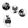 Custom Russian Toy Dog Metal Memorial Garden Stake Personalized Grave Marker Name Sign Remembrance Gift