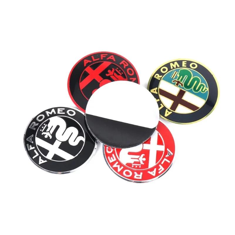 For Alfa Romeo 159 147 Giulietta Stelvio 4C MITO 156 Giulia GT Car Hood Front Rear Trunk Steering Wheel Emblem Badge Replacement zw1