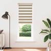 VidaXL Store Zebra Brown Sand Fabric Width 70.9 Cm Polyester, Zebra Roller Blind, Zebra Blind for Window, Blind 4014594