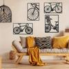 Handmade Wrought Iron Bicycle Wall Decor Industrial Style Home Interior Hanging Ornament