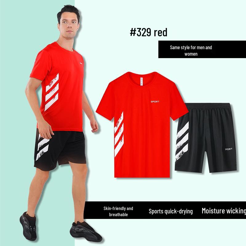 2023 Unisex Sports Suit: Breathable Quick-Dry Fitness & Running Gear