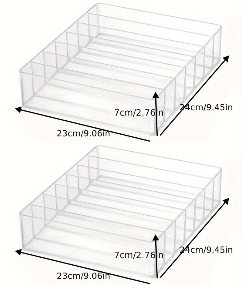 1/2pcs Acrylic Storage Box for Toy Car Models Collection of Racing Toys Multi-Grids Transparent Desktop Alloy Cars Display Shelf